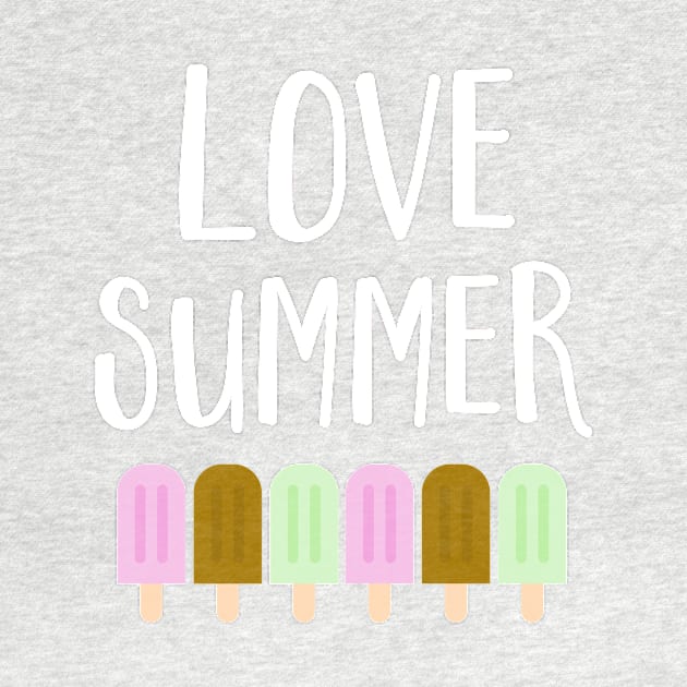 I Love Summer Popsicles by FlashMac